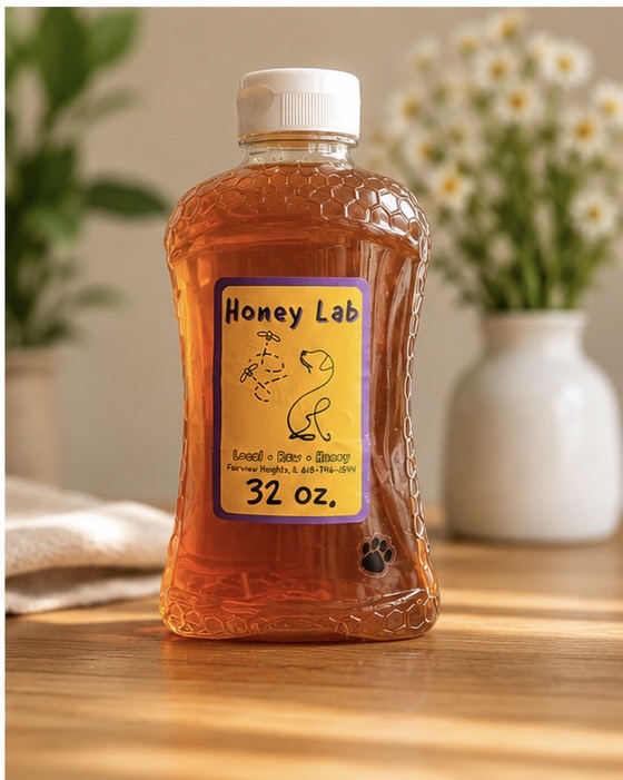 Buckwheat raw honey jar